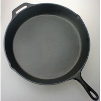 LFGB certificate 16inch preseasoned cast iron frying pan