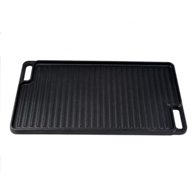 Reversible Pre-seasoned Cast Iron Grill and Griddle