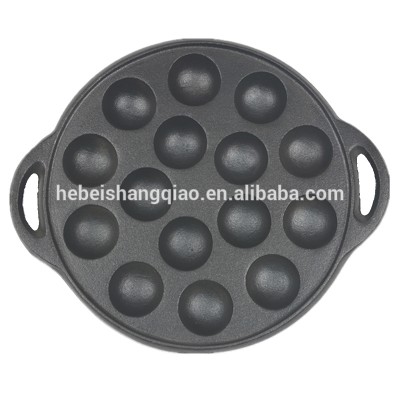 15 holes Pre-seasoned Cast Iron Poffertje Pan