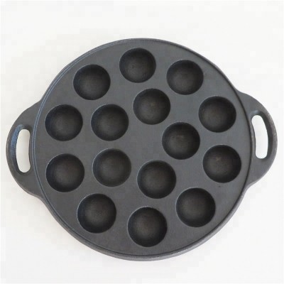 15 Mold Cast Iron Poffetjes Pancake Maker