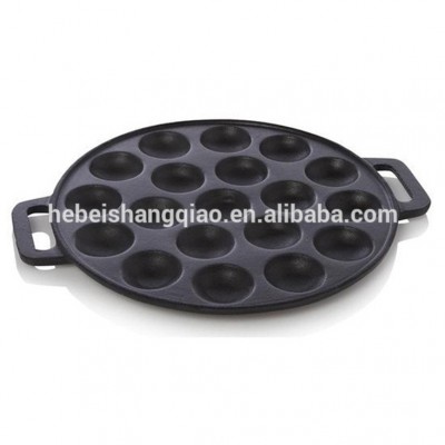 Hot Selling Pre-seasoned Cast Iron Mini Dutch Pancake Maker