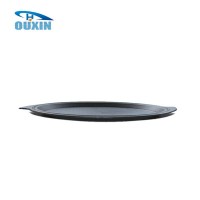 Round Pre-seasoned Cast Iron Korean Baking Grill Pan